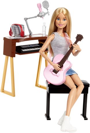 barbie musician doll & playset brunette