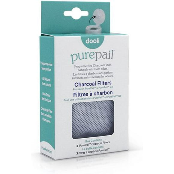PurePail Charcoal Filters (3 Count), PUREPAIL CHARCOAL FILTERS