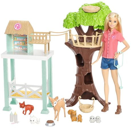 barbie animal rescue playset