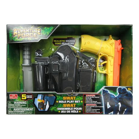 Adventure Force 5 Piece Set with Toy Pistol & Drop Leg Holster ...