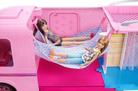 barbie camping van