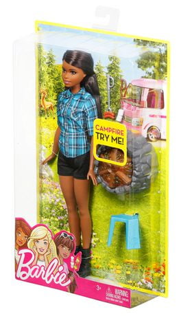 barbie sis campfire doll