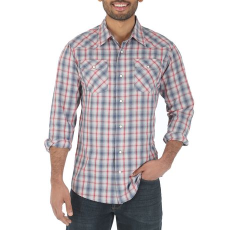 Wrangler Red Men's Shirt | Walmart Canada