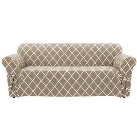 Sure Fit Lattice Sofa Slipcover | Walmart Canada