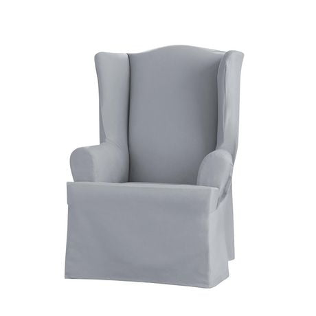 Sure Fit Sailcloth Wing Chair Slipcover