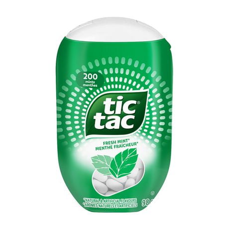 TIC TAC® Mints,  Fresh Mint, Mint Candy, 200 pills, 98g