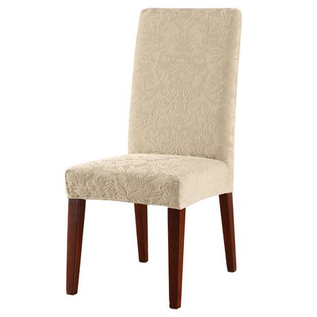 Sure Fit Jacquard Damask Stretch Dining, High Back Dining Chair Covers Nz