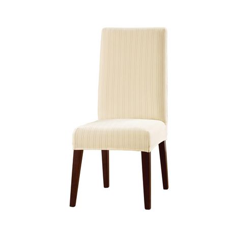 Sure Fit Stretch Pinstripe Dining Chair Slipcover Walmart Canada