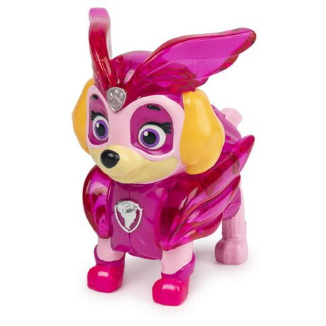 PAW Patrol, Mighty Pups Charged Up Skye Collectible Figure with Light ...