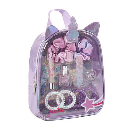 Justice™ Brand 11PC Beauty and Hair Accessory Set in Mini Backpack -  Walmart.ca