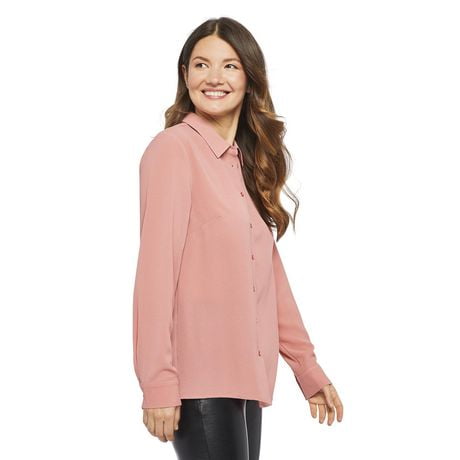 George Women's Dressy Button Up Blouse | Walmart Canada