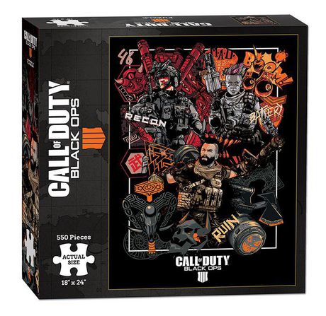 Black Ops Puzzle 550 Piece Puzzle 18" x 24"  "specialist" Call of Duty