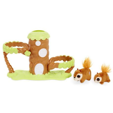 Little Tikes Springlings Surprise Poppin' Treehouse Set with Two Plush Pets