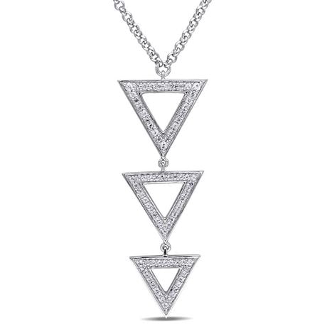 triple triangle necklace