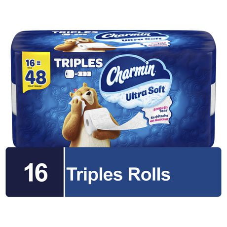 Charmin Ultra Soft Toilet Paper 16 Triple Rolls Per Roll, 16CT