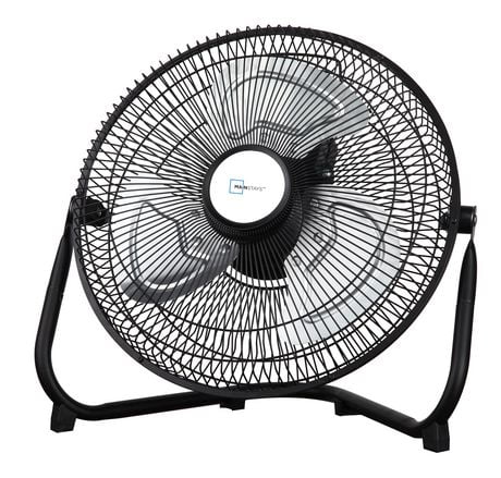 Mainstays 12 in. Metal High Velocity Floor Fan | Walmart Canada