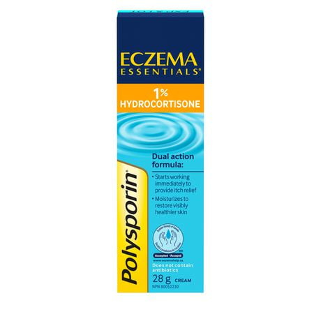 Polysporin Eczema Essentials 1% Hydrocortisone Anti Itch Cream, 28 g