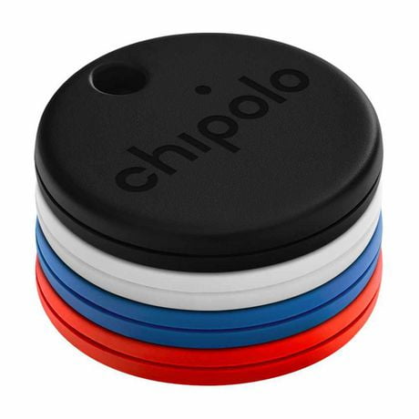 Chipolo One Bluetooth Item Paquet 4 Chercheur Blanc/Noir/Bleu/Rouge