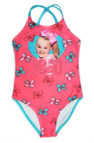 JoJo Siwa Girls' 1 Piece Swimsuit with Sequins | Walmart Canada