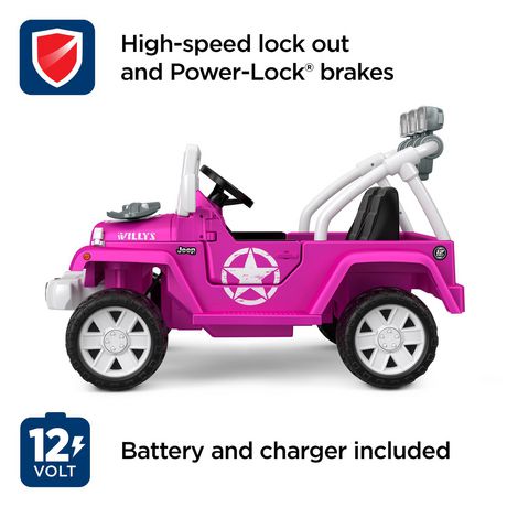 power wheels high speed lockout