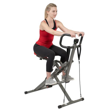 Sunny Health & Fitness Row-N-Ride Pro Squat Assist Trainer - Sf-A020052 Grey One Size