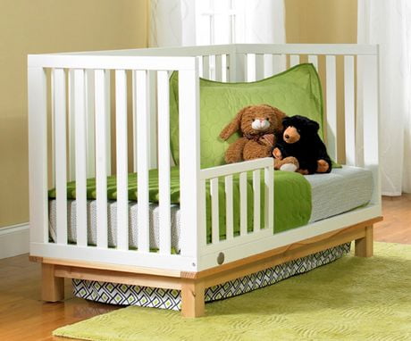 fisher price jaxon island crib in white and natural