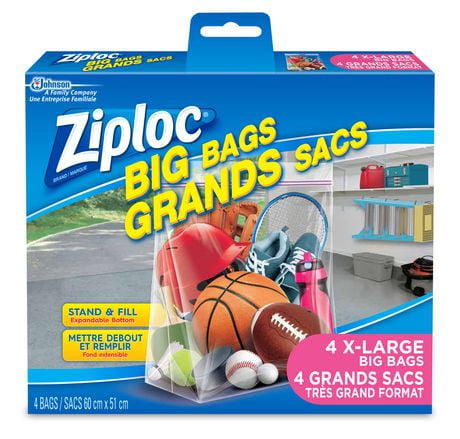 biggest zip lock bag