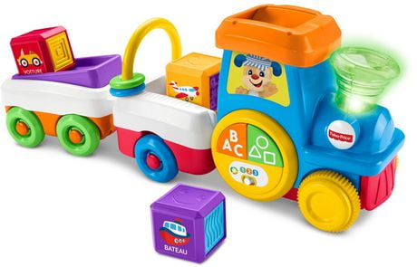 Fisher-Price Laugh & Learn First Words Crawl-Along Train - French ...