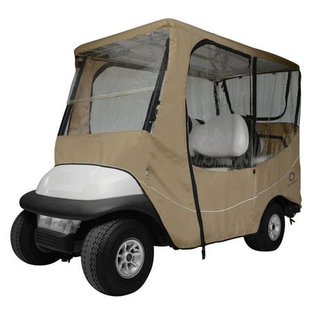 Classic Accessories Fairway Long Roof 4-Person Travel Golf Cart ...