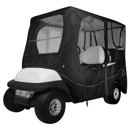 Classic Accessories Fairway Long Roof 4-Person Deluxe Golf Cart ...