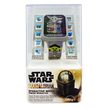 Star Wars Mandalorian Touch Screen Interactive Watch with Camera ...