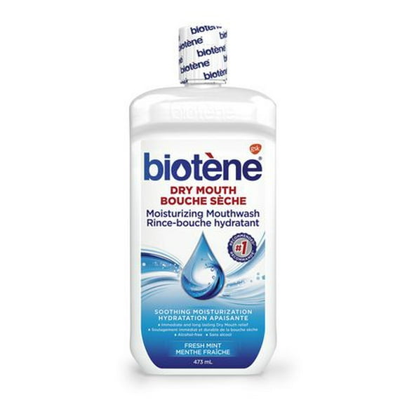 Rince-bouche hydratant biotène pour la bouche sèche 473 ml Menthe fraîche