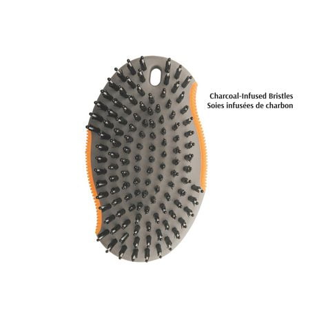 Wahl® Palm Pal™ Dog Grooming Brush, Charcoal-infused bristles