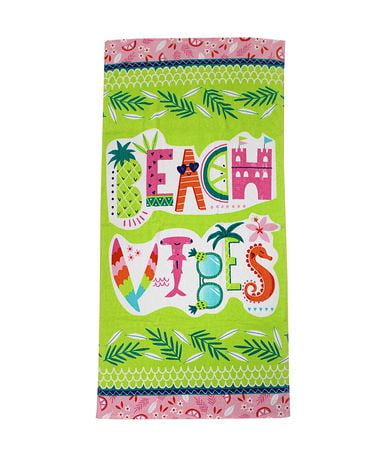 MAINSTAYS BEACH TOWEL -- Beach Vibes | Walmart Canada