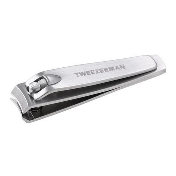 TWEEZERMAN FINGERNAIL CLIPPER, Ultra sharp, curved blades clip for best results