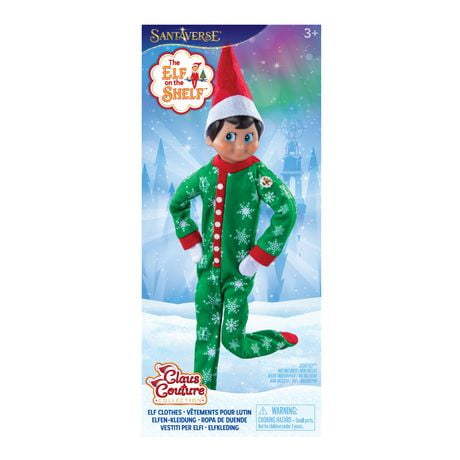 Elf on the shelf – Claus Couture - Snowflake Snuggle PJs, Snowflake Snuggle PJs