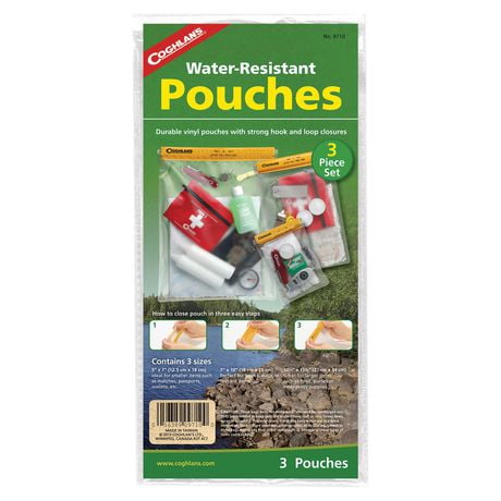 COGHLAN'S WATER-RESISTANT POUCHES, WATER RESISTANT POUCHES