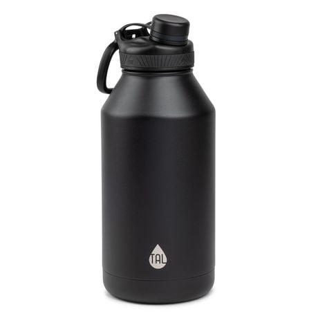 TAL Stainless Steel Ranger Water Bottle 64 fl oz, Black, Tumbler