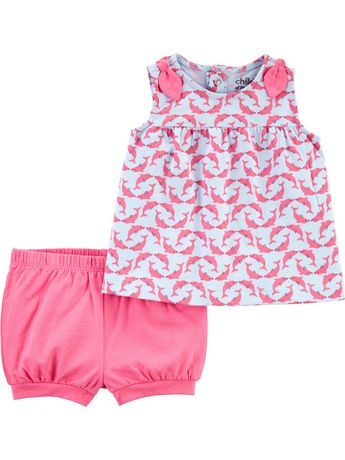 Child of Mine made by Carter's Toddler Boys 2pc Set- Dolphin 