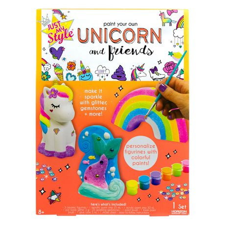 Just My Style Paint Your Own Unicorn & Friends, Age: 8+