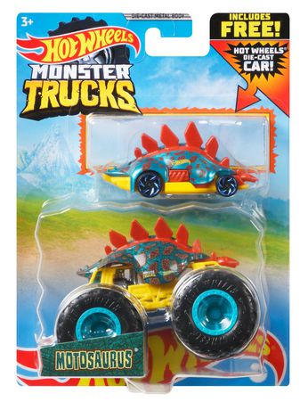 stegosaurus monster truck hot wheels