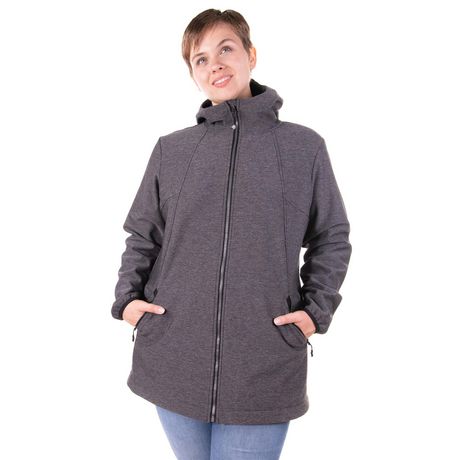 manteau coquille souple femme taille plus