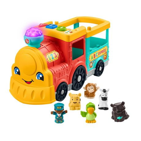 Fisher-Price Little People Big ABC Animal Train - English & French Edition, Ages 1-5
