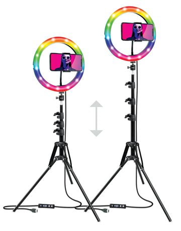 tripod ballhead bower rgb holder ring studio kit phone light walmart