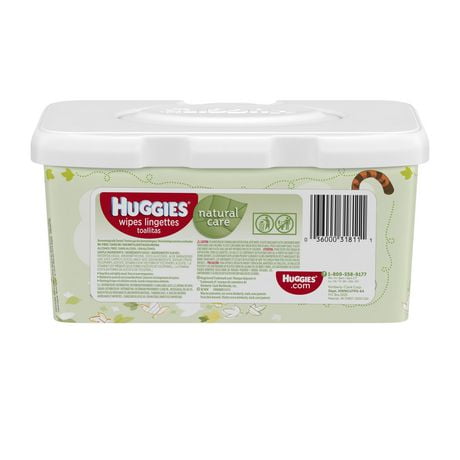 huggies natural care wipes box