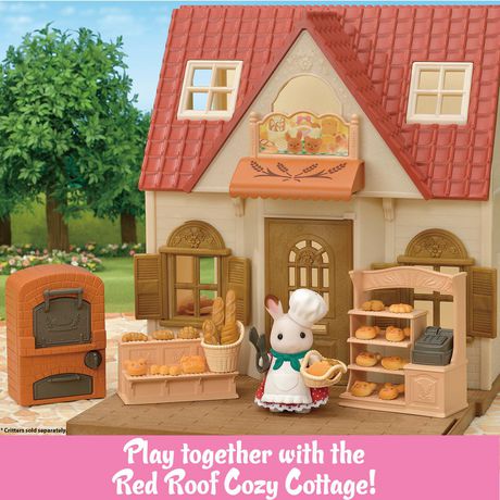 Sylvanian Families Brick Oven Bakery furniture SMALL things bread pastries 