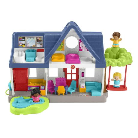 ​​Fisher-Price Little People Friends Together Play House - English & French Edition, Ages 1-5