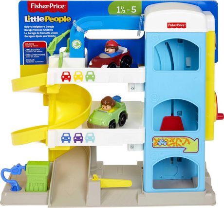 fisher price little people helpful neighbor garage