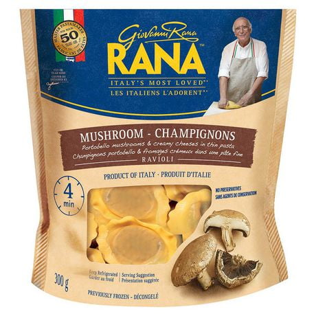 RANA Mushroom Ravioli 300g, Fresh stuffed pasta with mushroom