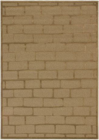 3' x 5' Beige Polypropylene Area Rug main image 1